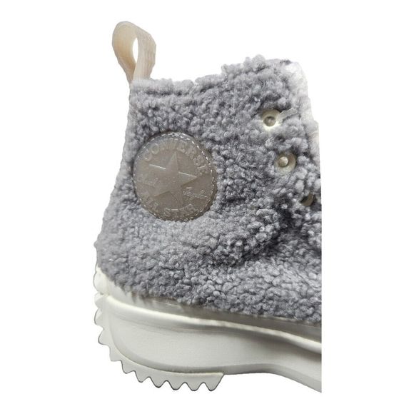 Converse Unisex Run Star Hike Sherpa Sneakers Size 7 Women's Mauve 172202C NWB - Picture 2 of 10